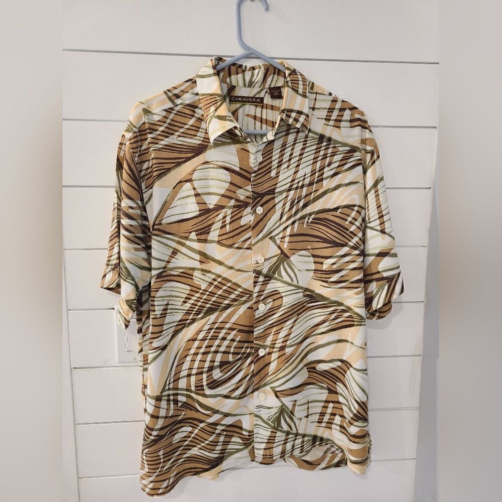 Cubavera short sleeve button down shirt